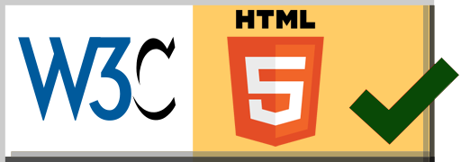 This website is W3C HTML5 certified.